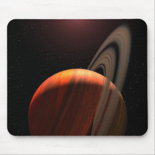 A gas giant planet orbiting a red dwarf mouse pad