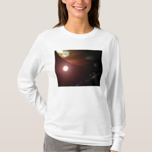 A gas giant planet orbiting a red dwarf star T-Shirt
