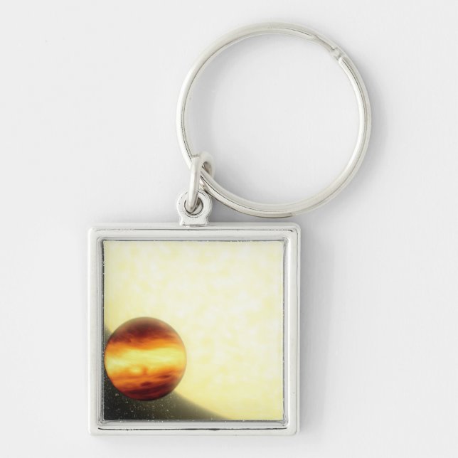 A gas-giant planet orbiting very close key ring (Front)