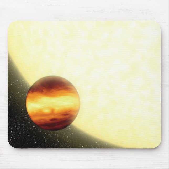 A gas-giant planet orbiting very close mouse pad (Front)