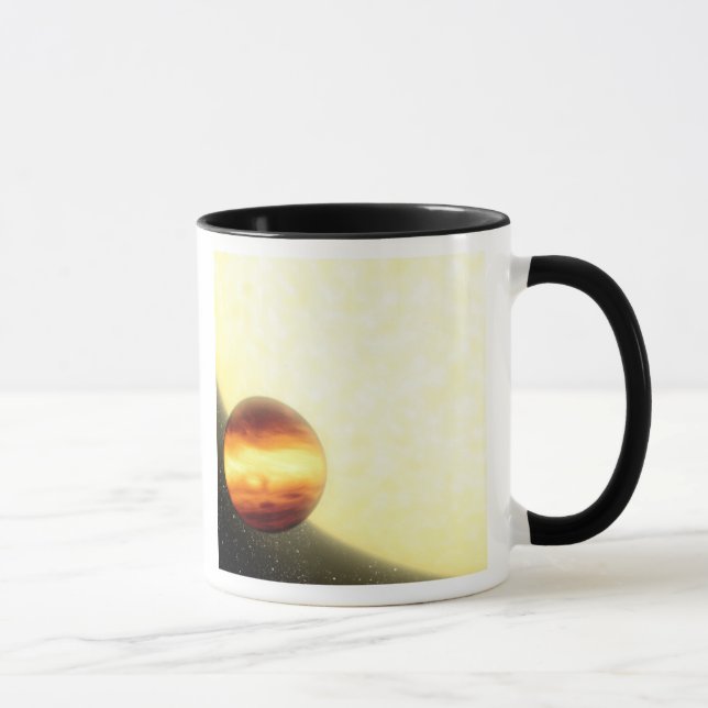 A gas-giant planet orbiting very close mug (Right)