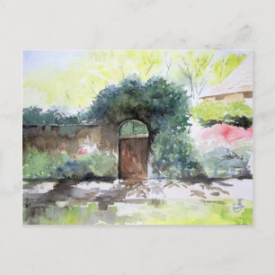 A Gate - Englis House Estate, Ann Arbor MI Postcard