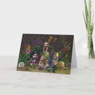 "A Gathering of Faeries" Greeting Card