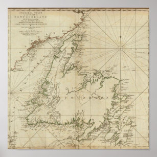 A General Chart Of The Island Of Newfoundland