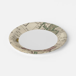 A general map of Great Britain and Ireland Paper Plate