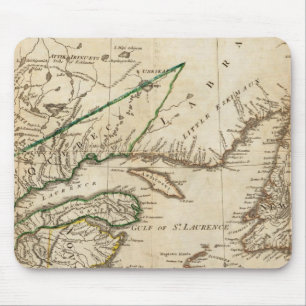 A General Map of the Northern British Colonies Mouse Pad