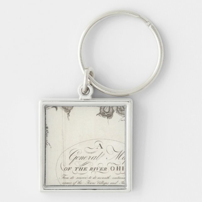 A General Map Of The River Ohio Key Ring (Front)
