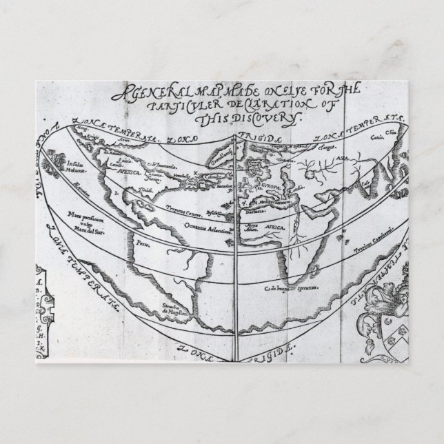 A General Map Postcard (Front)