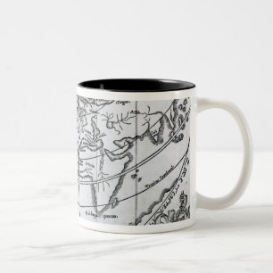 A General Map Two-Tone Coffee Mug