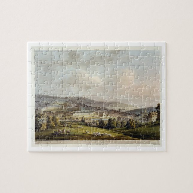 A General View of Bath, from 'Bath Illustrated by Jigsaw Puzzle (Horizontal)