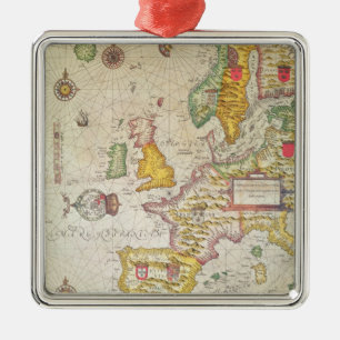 A Generall carde Metal Ornament