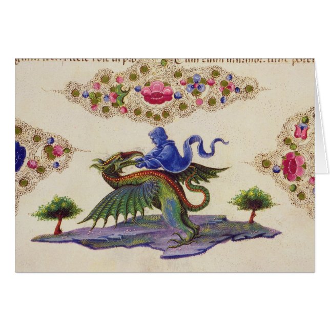 A Genie and Winged Monster (Front Horizontal)