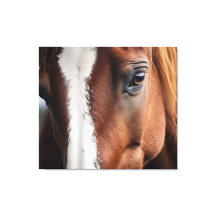 A Gentle Giant's Horse Eye Photorealism Digital