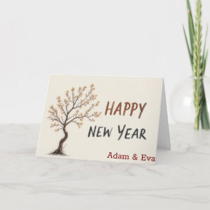 A Gentle New Year Whisper Holiday Card