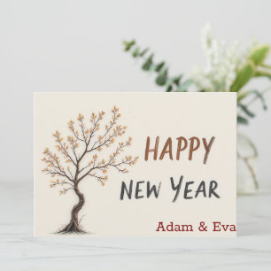 A Gentle New Year Whisper Holiday Card