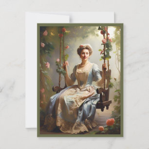 " A GENTLE SWAY " POSTCARD