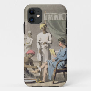 A Gentleman Dressing, attended by his Head Bearer, iPhone 11 Case