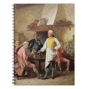 A Gentleman's Debate, 1881 (oil on panel) Notebook