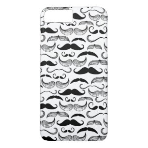 A Gentlemen's Club. Moustache pattern 2 iPhone 8 Plus/7 Plus Case