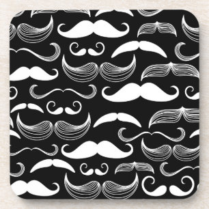 A Gentlemen's Club. Moustache pattern Coaster