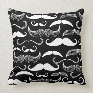 A Gentlemen's Club. Moustache pattern Cushion