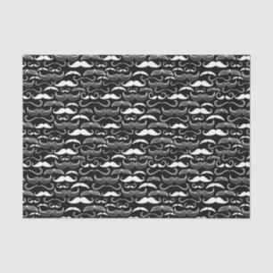 A Gentlemen's Club. Moustache pattern Tissue Paper