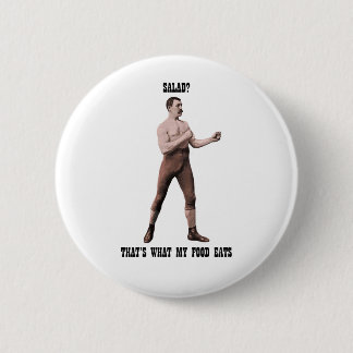 A Genuine Overly Manly Man 6 Cm Round Badge