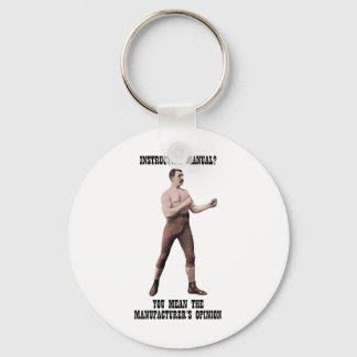 A Genuine Overly Manly Man Key Ring