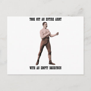 A Genuine Overly Manly Man Postcard