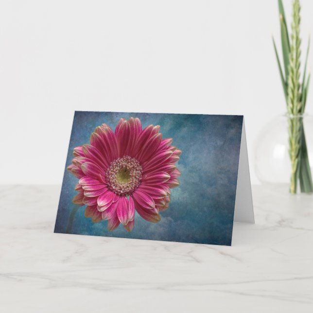 A Gerbera flower card (Front)
