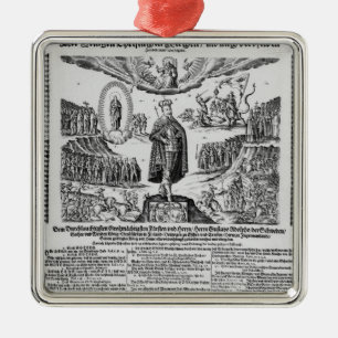 A German broadsheet depicting Adolphus Champion Metal Tree Decoration