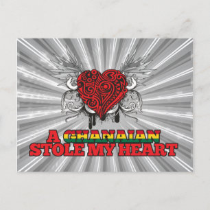 A Ghanaian Stole my Heart Postcard