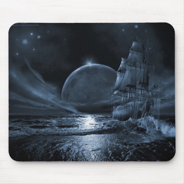 A Ghoastly Voyage Mouse Pad (Front)