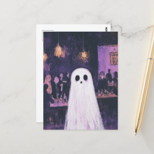 A Ghost at the Party Postcard