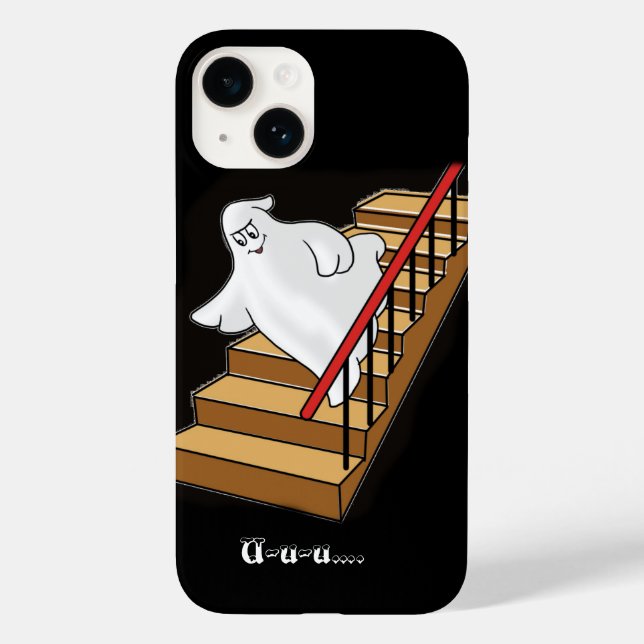 a ghost comes down the stairs Case-Mate iPhone case (Back)