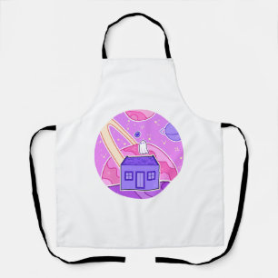 A ghost that lives on space apron