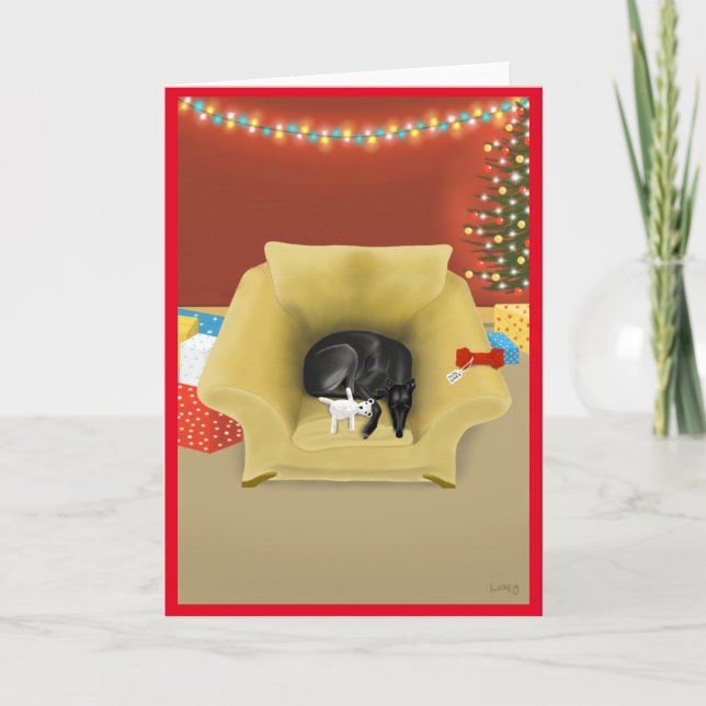 A Gift Awaits Holiday Card (Front)