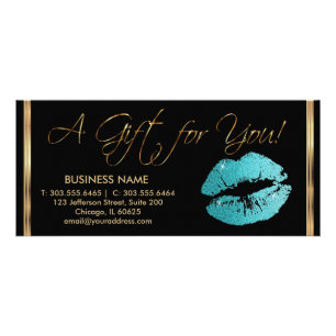 A Gift Certificate Pretty Teal Lipstick 💋