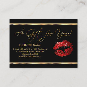 A Gift Certificate Red Lipstick
