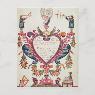 A gift dedicated to Charles II by Bartholomew Postcard