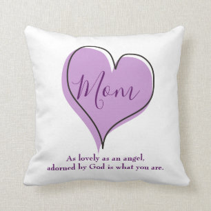 A gift for mom cute heart cushion