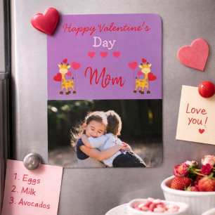 A gift for mum on Valentine's Day Magnet
