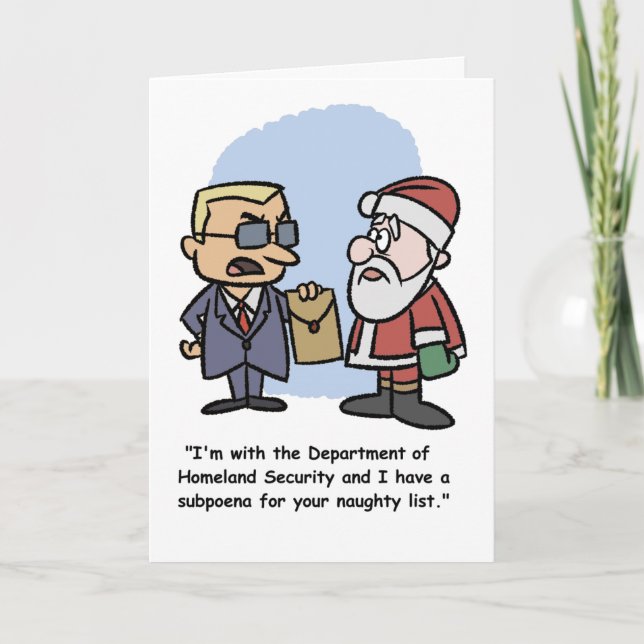 A Gift for Santa Claus Card (Front)