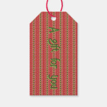 A gift for you customisable gift tag
