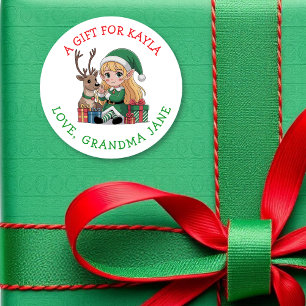 A Gift for You To and From Christmas Gift Tag