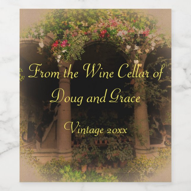 A Gift From the Wine Cellar Wine Label (Single Label)