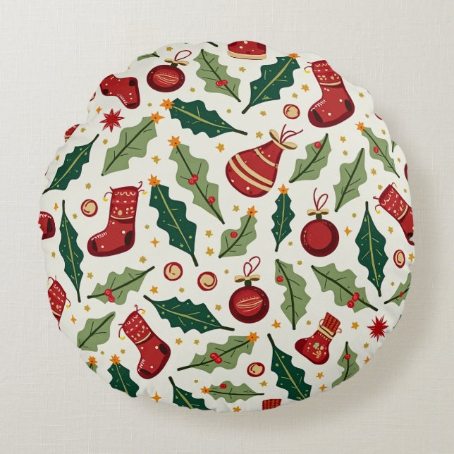 A gift full of sincerity,Pillow Round Cushion (Front)