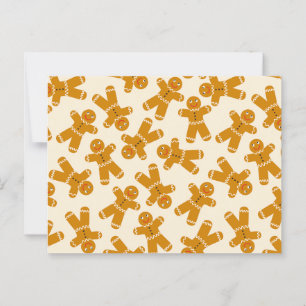 A Gingerbread Cookie Postcard