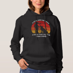 A Girl And Her Dog A Bond That Can't Be Broken  Hoodie
