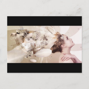 A Girl and Her Endless Dreams Postcard